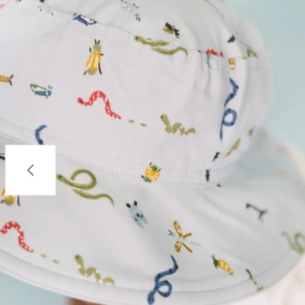 NWOT Baby Pehr Organic Cotton Bucket Hat - Picture 2 of 7